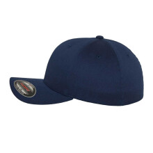 (S-M, Navy) Flexfit Unisex Adult Wooly Combed Baseball Cap