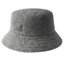 (L, Flannel Grey) Kangol Unisex Adult Seamless Wool Casual Bucket Hat