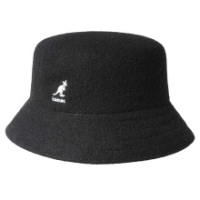 (L, Black) Kangol Unisex Adult Seamless Wool Casual Bucket Hat