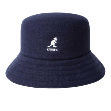 (M, Navy) Kangol Unisex Adult Seamless Wool Casual Bucket Hat