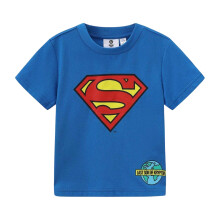 (5-6 Years, Blue/Red) Superman Baby Last Son Of Krypton Polyester Blend T-Shirt