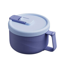 Cuencos para Ramen de 1200 Ml con Asas, Tazón para Fideos, Tazón para Ramen Aislado de Acero Inoxidable 304, Tazón para Sopa Speedy Ramen Cooker