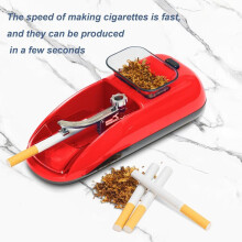 Elektrický balicí strojek na cigarety pro trubičky 6,5/8 mm Modrý balicí strojek na cigarety
