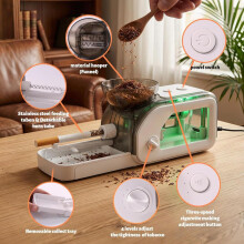 Elektrický balicí stroj na cigarety - automatický efektivní rolovací stroj pro začátečníky