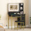 Homcom Tocador de Maquillaje Negro 88 x 40 x 134 cm 2