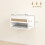 Homcom Mesitas de Noche Blanco 40 x 34 x 23cm 3