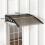 Outsunny Tejadillo de Protección Marrón 103 x 96.5 x 27 cm 3