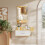Homcom Muebles de Recibidor Marrón 80 x 39.5 x 33.5 cm 5