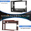 Car Console Gear Shift Panel Trim Cover Sticker compatible with 4
