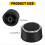4 Pcs Rear Radio Audio Volume Control Knob Dial Tuner 3