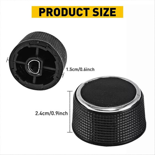 4 Pcs Rear Radio Audio Volume Control Knob Dial Tuner 2