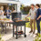 Outsunny Barbacoa de Carbón Negro 112 x 63 x 101.5 cm 5