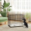 PawHut Jaula para Perro Negro 75 x 48.5 x 53 cm 5