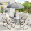 Outsunny Conjunto de Jardín Beige 119 x 68 x 70 cm 6