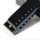 Bright Black 10 Hole Mouth Organ Light Weight Practical Full Scale Harmonica compatible with Percompatible withmance 4