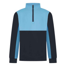 (13 Years, Navy/Sky) Finden & Hales Childrens/Kids Quarter Zip Track Top