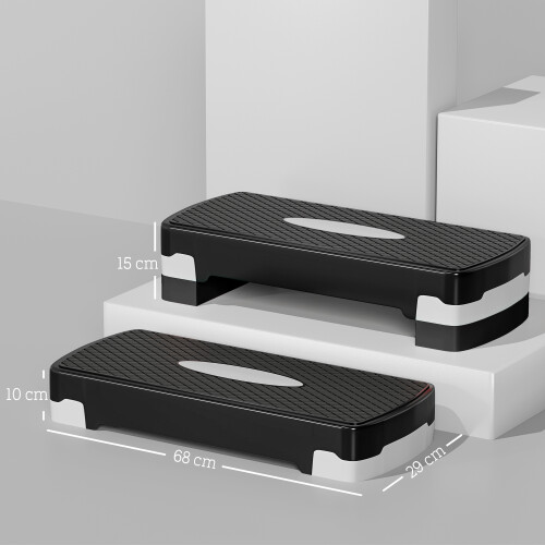 Homcom Step Fitness Bicolor 68 x 29 x 15 cm 2