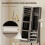 Homcom Armario Joyero Gris 37 x 30 x 158 cm 6