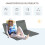Outsunny Set 2 Esteras Playa Gris 124 x 53 x 45 cm 6