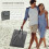 Outsunny Set 2 Esteras Playa Gris 124 x 53 x 45 cm 5