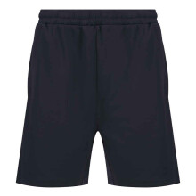 (L, Navy) Finden & Hales Mens Knitted Shorts