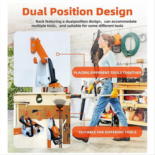 Chainsaw Hanger Wall Mount Holder compatible with Garage Storage 1 set 1