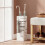 Homcom Paragüero Blanco 15.5 x 15.5 x 49 cm 5