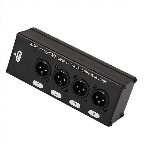 4-Channel XLR to RJ45 Ethercon Cable compatible with Stage/Lighting 1