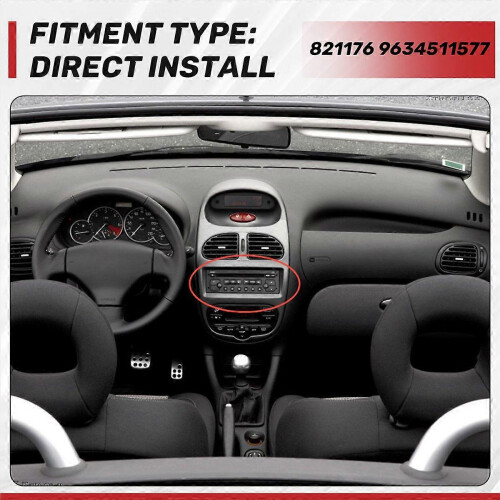 compatible with 307 3008 Dashboard Fascia Panel Glove Box Storage 1