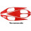 compatible with Q50 Q60 15-2022 Car Interior Handle Panel Decorative LHD 5