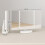 Homcom Espejo de Maquillaje Blanco 28 x 12 x 18 cm 6