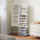 Homcom Armario Joyero Blanco 37 x 37 x 170 cm 5