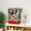 PawHut Jaula para Hámster Rojo 47 x 30 x 59 cm 5