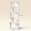 Homcom Estantería para Libro Blanco 60 x 24 x 184.5 cm 6