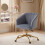 Homcom Silla de Oficina Gris 61 x 60 x 92.5 cm 5