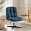 Homcom Butaca de Salón Azul 63 x 75 x 102 cm 5
