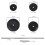 Homcom Set Pesas Mancuerna Negro Ø25 x 35 cm 6