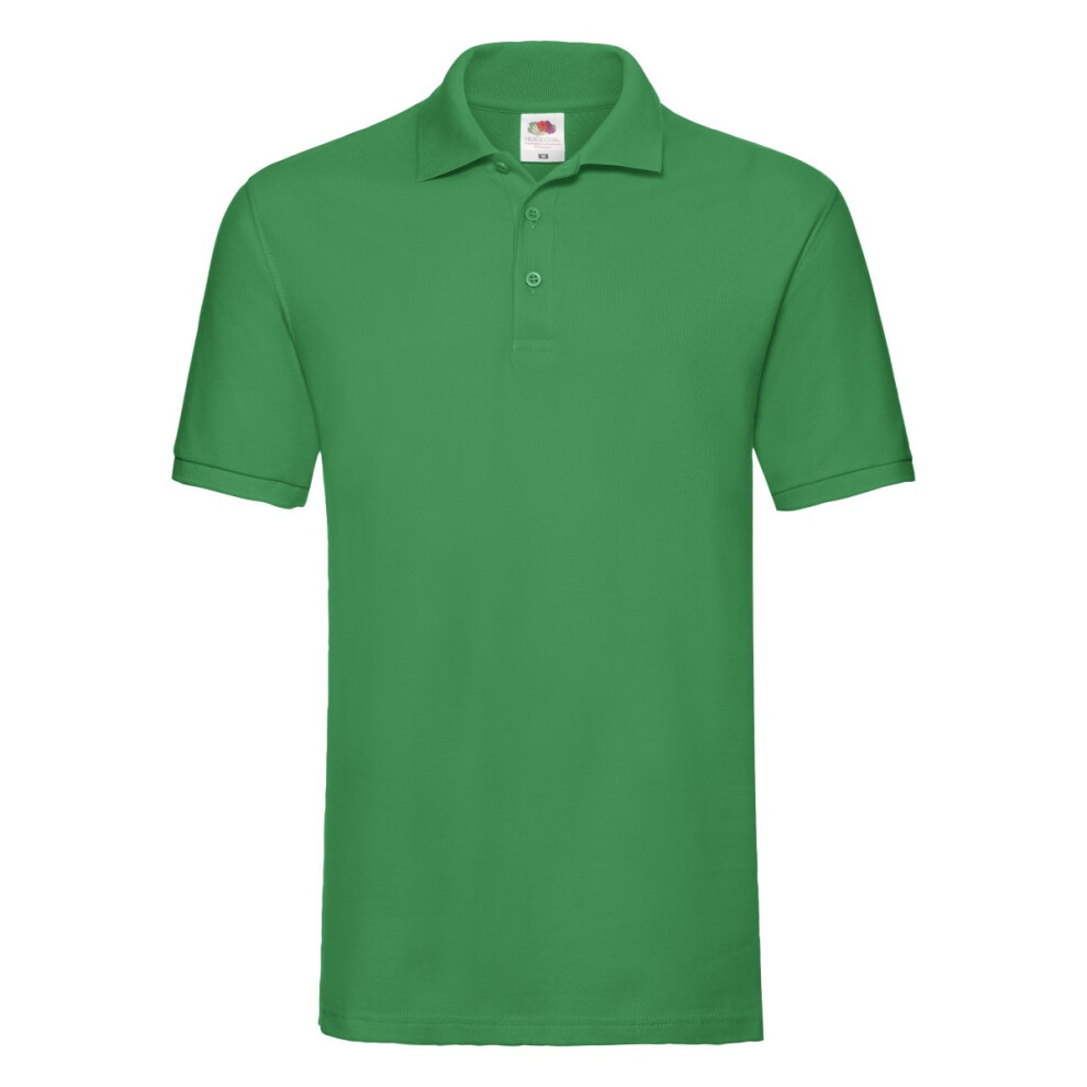 Fruit Of The Loom (3Xl, Kelly Green) Mens Premium Pique Polo Shirt
