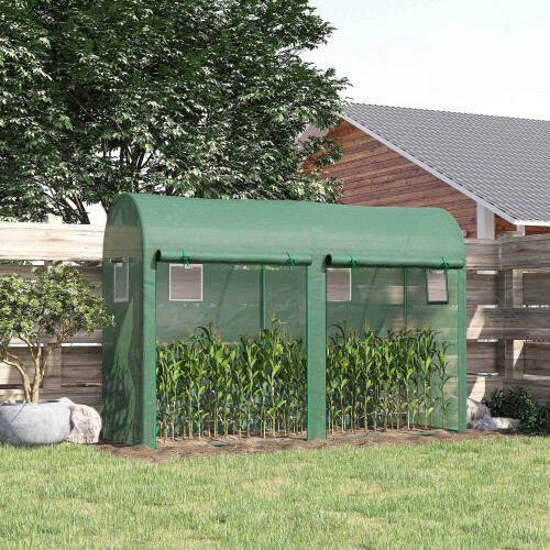 Outsunny Invernadero Verde 300 x 100 x 200 cm 1