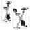 Homcom Bicicleta Estática Plegable Gris 43 x 97 x 109 cm 3