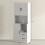 Homcom Alacena de Cocina Blanco 70 x 40 x 180 cm 6