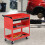 Durhand Carro de Taller Rojo 82 x 35 x 76 cm 2