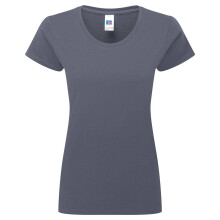 (XXL, Convoy Grey) Russell Womens/Ladies Authentic Classic Ringspun Cotton T-Shirt