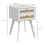 Homcom Mesilla de Noche Blanco 40 x 40 x 60 cm 6
