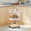 Homcom Carrito de Cocina Rosa 42 x 42.5 x 76 cm 8