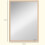 Homcom Espejo de Pared Marrón 50 x 2 x 70 cm 3