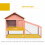 PawHut Conejera de Exterior Marrón 144 x 64.5 x 100 cm 4