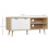 Homcom Mueble de TV Marrón 110 x 39 x 48.8 cm 3