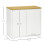 Homcom Aparador de Salón Blanco 80 x 37 x 75 cm 6