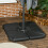 Outsunny Base para Sombrilla Negro 103 x 103 x 8.3 cm 5